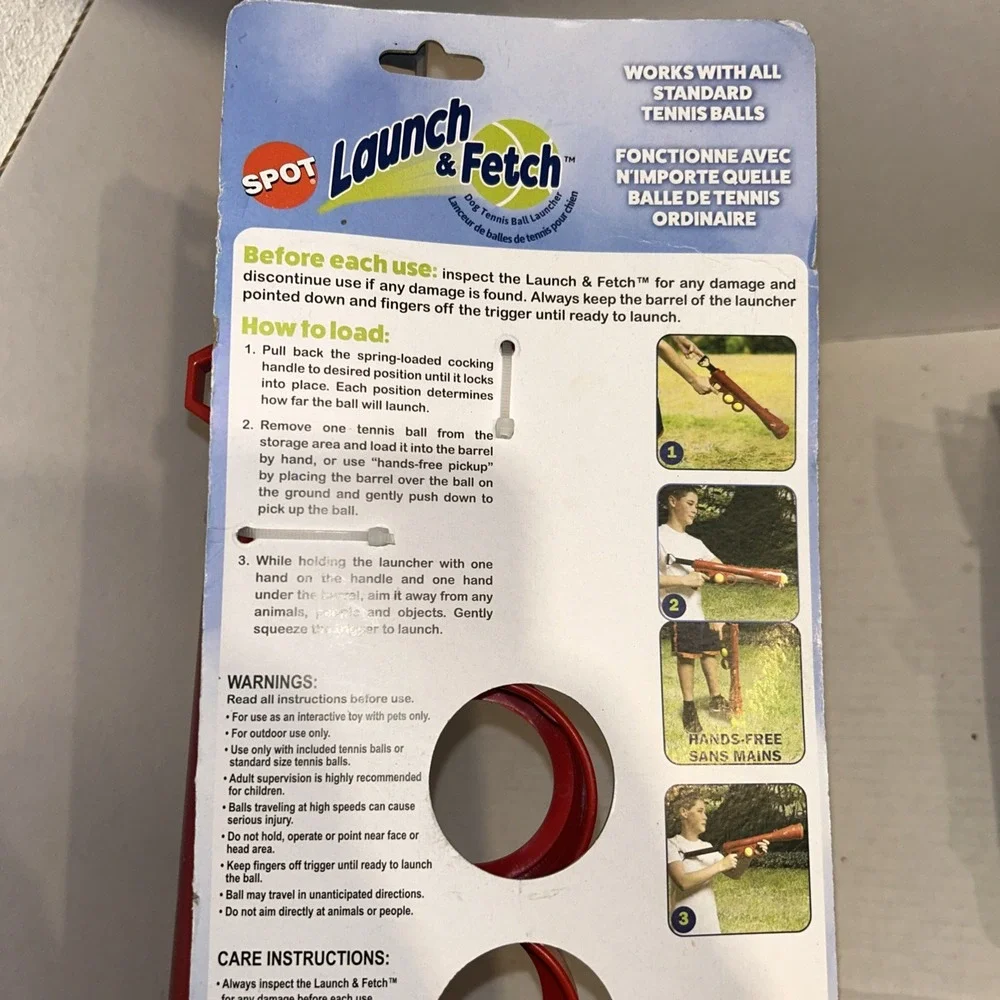 'SPOT' LAUNCH AND‎ FETCH TENNIS BALL LAUNCHER DOG TOY